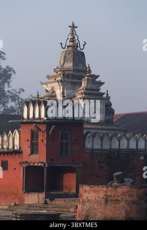 10. Februar 2015, Kathmandu, Provinz Bagmati, Nepal: Der Pancha Dewal Tempel im Pashupatinath Hindu Tempelkomplex in Kathmandu, Nepal. (Kreditbild: © Jon G. Fuller/VW Pics via ZUMA Press Wire) Stockfoto
