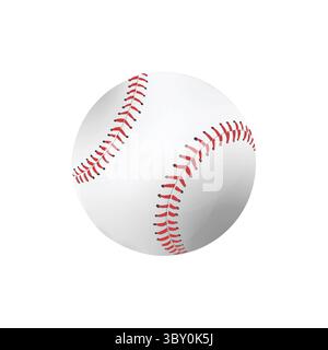 Vektor-Baseball-Ball-Illustration Zeichnung Stock Vektor