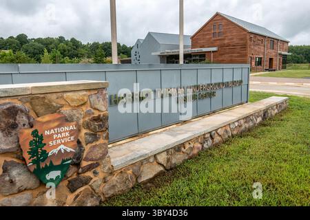 9. September 2021, Church Creek, Maryland, USA: Schild vor dem Harriet Tubman Visitor Center (Kreditbild: © Edwin Remsberg/VW Pics via ZUMA Press Wire) Stockfoto
