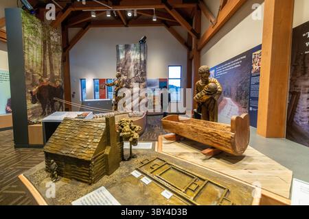 September 2021, Church Creek, Maryland, USA: Historische Ausstellungen im Harriet Tubman Visitor Center (Kreditbild: © Edwin Remsberg/VW Pics via ZUMA Press Wire) Stockfoto