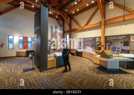 September 2021, Church Creek, Maryland, USA: Historische Ausstellungen im Harriet Tubman Visitor Center (Kreditbild: © Edwin Remsberg/VW Pics via ZUMA Press Wire) Stockfoto