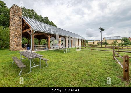 9. September 2021, Church Creek, Maryland, USA: Ein Pavillon im Freien im Harriet Tubman Visitor Center (Foto: © Edwin Remsberg/VW Pics via ZUMA Press Wire) Stockfoto