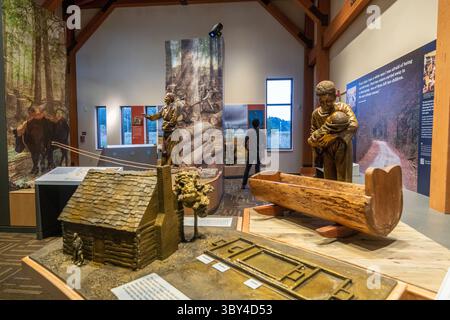 September 2021, Church Creek, Maryland, USA: Historische Ausstellungen im Harriet Tubman Visitor Center (Kreditbild: © Edwin Remsberg/VW Pics via ZUMA Press Wire) Stockfoto