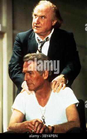1982: Los Angeles, Kalifornien, USA: Szene aus dem Film „das Urteil“ aus dem Jahr 1982 mit den Schauspielern PAUL NEWMAN und JACK WARDEN. (Kreditbild: © Globe Photos/ZUMA Press Wire) Stockfoto