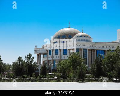 Gebäude im Stadtzentrum von Aschgabat, Turkmenistan, Asien Stockfoto