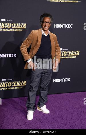 März 2022, Los Angeles, CA, USA: Andre Royo nimmt am 2. März 2022 in Los Angeles, Kalifornien an der Premiere von HBO's „Winning Time: The Rise of the Lakers Dynasty“ Teil. (Kreditbild: © imageSPACE via ZUMA Press Wire) Stockfoto