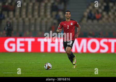 Yaounde, Kamerun, 30. Januar 2022: !e2! Bei Marokko gegen Ägypten – Afrika-Cup der Nationen im Ahmadou Ahidjo-Stadion. Kim Price/CSM.(Credit Image: &Copy; Ulrik Pedersen/CSM via ZUMA Wire) Stockfoto