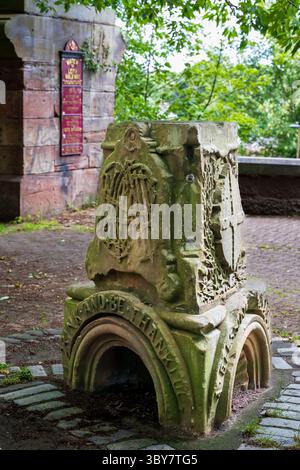 Sinclair-Brunnen, Gosford Place, Edinburgh Stockfoto