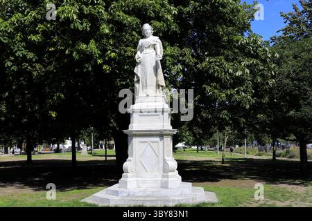 Statue der Königin Victoria in Victoria Gardens, Brighton, East Sussex, England, Großbritannien Stockfoto