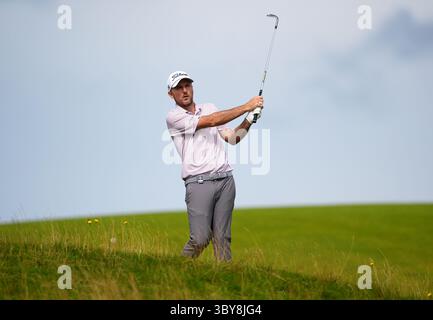 Am 17. Tag der 153. Open Championship im Royal Portrush im County Antrim, Nordirland. Bilddatum: Samstag, 19. Juli 2025. Stockfoto