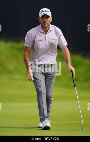 Am 17. Tag der 153. Open Championship im Royal Portrush im County Antrim, Nordirland. Bilddatum: Samstag, 19. Juli 2025. Stockfoto