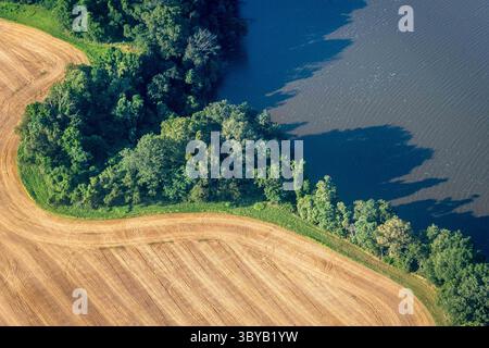 30. Juni 2021, Maryland, USA: Ackerland entlang der östlichen Küste von Maryland (Foto: © Edwin Remsberg/VW Pics via ZUMA Press Wire) Stockfoto