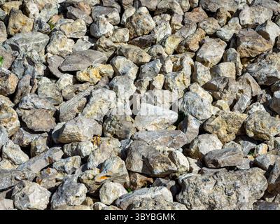 Naturschutt großer Fraktionen Stockfoto