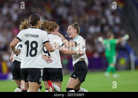 Basel, Schweiz. Juli 2025. UEFA Frauen EURO 2025 Viertelfinale - Frankreich gegen Deutschland - St. Jakob-Park Credit: Unabhängige Fotoagentur/Alamy Live News Stockfoto