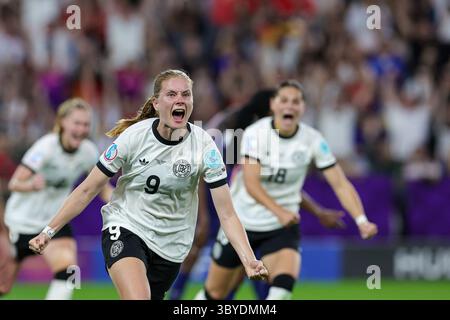 Basel, Schweiz. Juli 2025. UEFA Frauen EURO 2025 Viertelfinale - Frankreich gegen Deutschland - St. Jakob-Park Credit: Unabhängige Fotoagentur/Alamy Live News Stockfoto