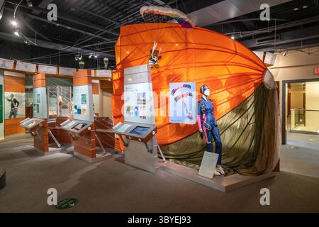 November 2021, Dayton, OH, USA: Dayton Aviation Heritage National Historical Park. Wright Brothers Memorial, Fahrradladen, Besucherzentren (Kreditbild: © Edwin Remsberg/VW Pics via ZUMA Press Wire) Stockfoto