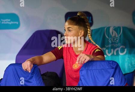 Basel, Schweiz. Juli 2025. Giulia Gwinn #7 der Mannschaft Deutschland im Fußball-Viertelfinale UEFA Women EURO 2025 Spiel FRANKREICH - DEUTSCHLAND in der Saison 2025/2026 am 19. Juli 2025 im St. Jakob-Park Basel, Schweiz. Fotograf: Peter Schatz Credit: Peter Schatz/Alamy Live News Stockfoto