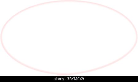 Ein klares, minimalistisches Bild mit einem dezenten weißen Oval vor einem schlichten weißen Hintergrund, das ein Gefühl von Reinheit und Einfachheit schafft. Stock Vektor