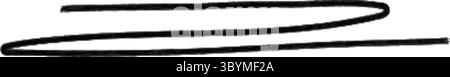 Eine einfache, abstrakte schwarze Linienzeichnung mit einem Zickzack-Muster auf einem sauberen weißen Hintergrund. Minimalistisches Design. Stock Vektor