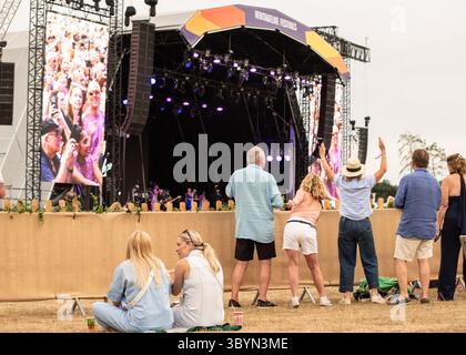 Englefield House, Berkshire, England. Juli 2025. Die Schwester Sledge Familie bringt Spaß und Funk in Heritage Live. Cristina Massei/Alamy Live News Stockfoto