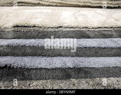 Details von handgefertigten Teppichen, Wohnkultur Stockfoto