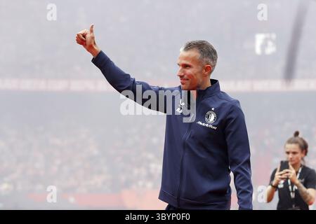 ROTTERDAM - Feyenoord Coach Robin van Persie während des Feyenoord Festivals, früher Feyenoord Open Day. ANP BART STOUTJESDIJK Stockfoto