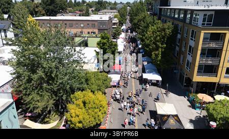 Mississippi Street Fair, Portalnd OR, USA Stockfoto