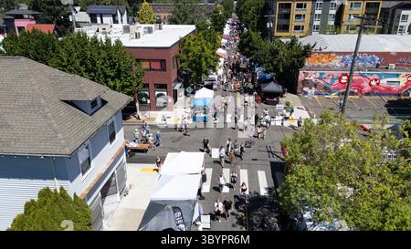 Mississippi Street Fair, Portalnd OR, USA Stockfoto