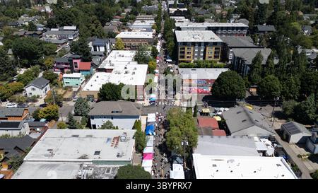 Mississippi Street Fair, Portalnd OR, USA Stockfoto