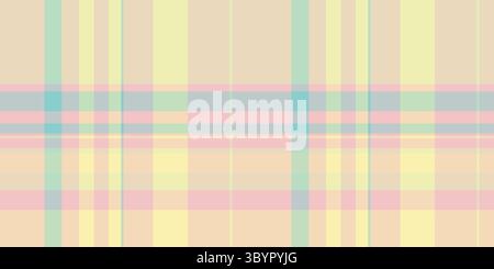 Clan nahtloser karierter Vektor, Jersey Schottenstoff Hintergrund. Textil-Karomuster in hellen und himmelgrauen Farben. Stock Vektor