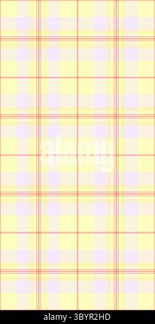 Zarte Muster Stoff Hintergrund, Herstellung karierte Textur nahtlos. Professionelles Textil-Karomuster-Schottenmuster in hellen und beigefarbenen Farben. Stock Vektor