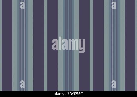 Elegantes, strukturiertes vertikales Streifenmuster in kühlen Grautönen in tiefvioletten Tönen. Ideal für Hintergründe, Designelemente und anspruchsvolle Projekte in Textilien. Stock Vektor