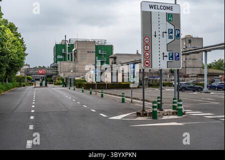 Ajinomoto Omnichem, pharmazeutische Labors und Fabrik in Wetteren, Ostflandern, Belgien, 5. Juli 2025 Stockfoto Ajinomoto Omnichem, pharmazeutische Labors und Fabrik in Wetteren, Ostflandern, Belgien, 5. Juli 2025 Stockfoto