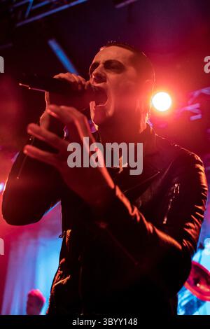30. November 2017 - Stavanger, Norwegen - Norwegen, Stavanger - 30. November 2017. Die norwegische Black-Metal-Band Satyricon tritt live im Folken in Stavanger auf. Hier ist Sänger Satyr live auf der Bühne zu sehen. (Foto: Gonzales Photo - Christer Haavarstein) (Foto: © Christer Haavarst/Gonzales Photo via ZUMA Press) Stockfoto