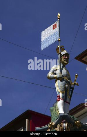 Fritschi-Brunnen in Luzern Stockfoto