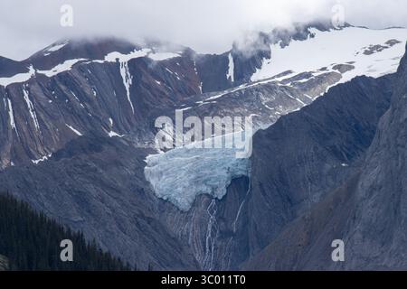 Maligne-Gletscher Stockfoto