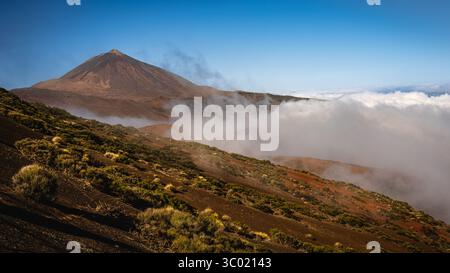 Ein Foto vom Berg Tiede auf Teneriffa Stockfoto