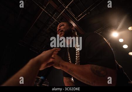 7. November 2019, Kopenhagen, Dänemark: Kopenhagen, Dänemark. November 2019. Der amerikanische Rapper und Lyriker Xzibit spielt ein Live-Konzert im Pumpehuset in Kopenhagen. (Foto: Gonzales Photo – Joe Miller) (Foto: © Joe Miller/Gonzales Photo via ZUMA Press) Stockfoto