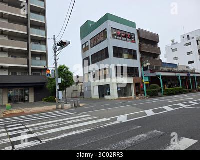 Spaziergang Durch Tokio, Japan Business Buildings Stockfoto