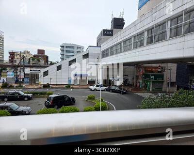 Spaziergang Durch Tokio, Japan Business Buildings Stockfoto