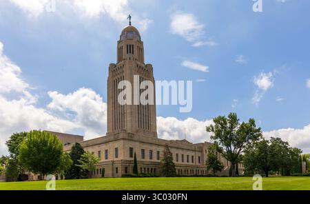 Nebraska State Capitol Building in Lincoln, Nebraska Stockfoto
