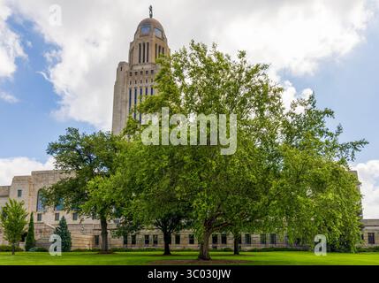 Nebraska State Capitol Building in Lincoln, Nebraska Stockfoto