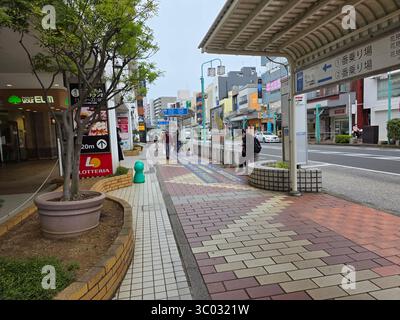 Spaziergang Durch Tokio, Japan Business Buildings Stockfoto