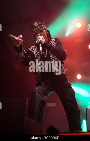 30. April 2018 - Bergen, Norwegen - Norwegen, Bergen - 30. April 2018. Der schwedische Eurodance-Act Dr. Bombay gibt ein Live-Konzert während der We Love the 90 €â šÃ„Ã Show in den Bergenshallen in Bergen. (Foto: Gonzales Photo - Jarle H. Moe) (Foto: © Jarle H. Moe/Gonzales Photo via ZUMA Press) Stockfoto