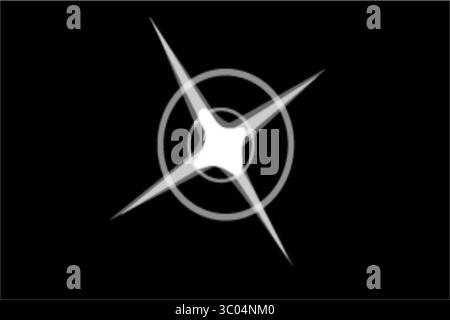 Mikroskopische Sicht auf verzweigte Gefässe und Gewebe Stock Vektor