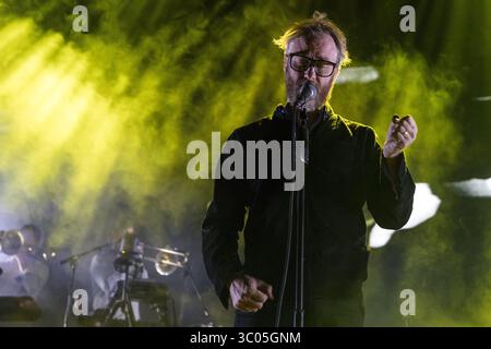 November 2017 - Oslo, Norwegen - Norwegen, Oslo - 6. November 2017. Die US-amerikanische Indie-Rock-Band The National gibt ein Live-Konzert in der Sentrum Scene in Oslo. Hier ist Sänger und Songwriter Matt Berninger live auf der Bühne zu sehen. (Foto: Gonzales Photo - Stian S. Moller) (Foto: © Stian S. Moller/Gonzales Photo via ZUMA Press) Stockfoto