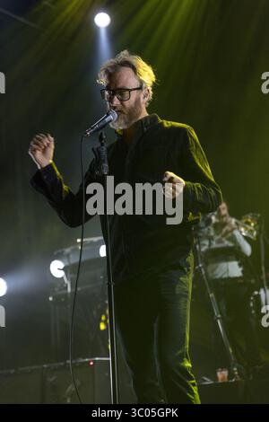 November 2017 - Oslo, Norwegen - Norwegen, Oslo - 6. November 2017. Die US-amerikanische Indie-Rock-Band The National gibt ein Live-Konzert in der Sentrum Scene in Oslo. Hier ist Sänger und Songwriter Matt Berninger live auf der Bühne zu sehen. (Foto: Gonzales Photo - Stian S. Moller) (Foto: © Stian S. Moller/Gonzales Photo via ZUMA Press) Stockfoto