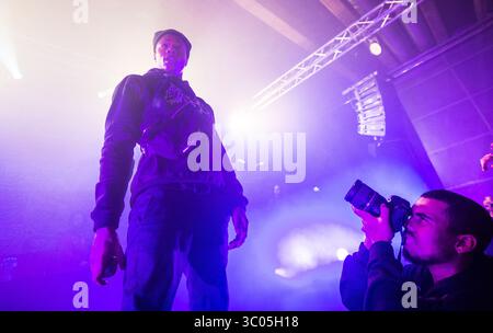 November 2017 - Oslo, Norwegen - Norwegen, Oslo - 16. November 2017. Der amerikanische Rapper, Lyriker und Akter Joey Badass (stilisiert Joey Bada18048) gibt ein Live-Konzert in der Vulkan Arena in Oslo. (Foto: Gonzales Photo - Jan-Erik Eriksen) (Foto: © Jan-Erik Eriksen/Gonzales Foto via ZUMA Press) Stockfoto