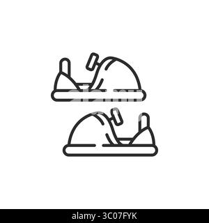 Symbol „Autoscooter“ Stock Vektor