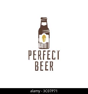 Perfect Beer Logo Stock Vektor